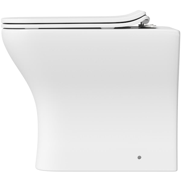 Orchard Derwent square compact back to wall toilet with soft close slim seat