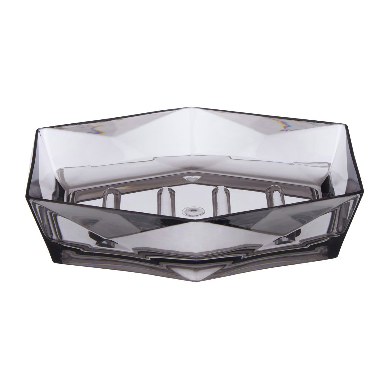 Accents Dow grey acrylic soap dish