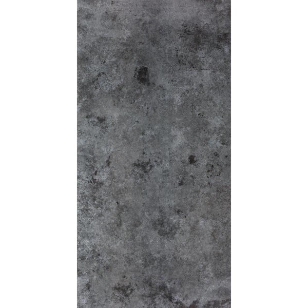 RAK Detroit metal grey lapatto wall and floor tile 298mm x 600mm