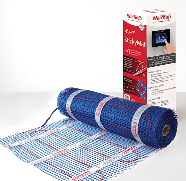 Warmup StickyMat underfloor heating mat 200w