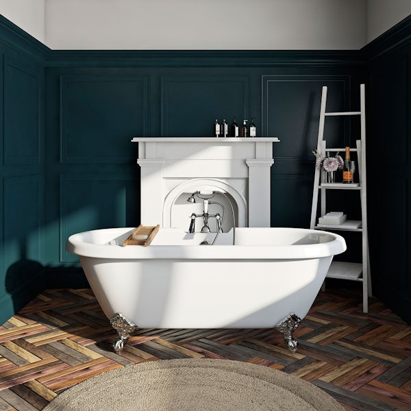 Dulwich Roll Top Bath Small with Ball Feet