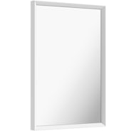 Mode Hale grey gloss bathroom mirror 850 x 550mm