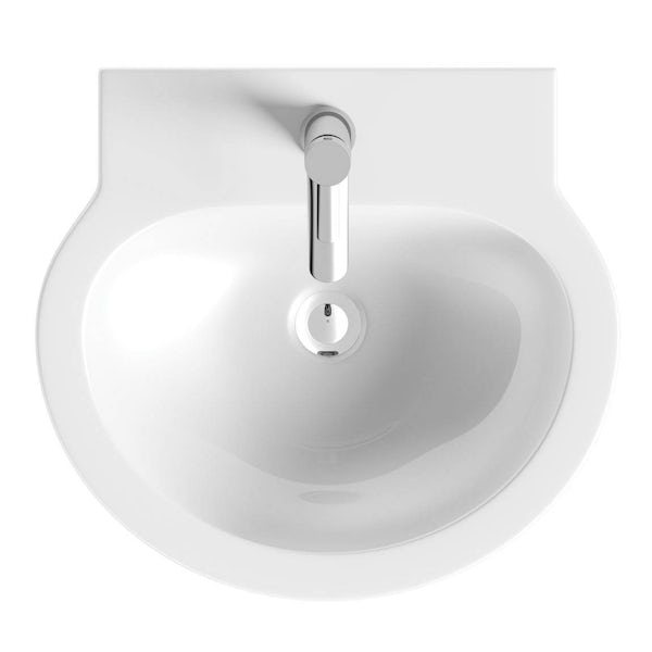 Madison Semi Recessed Basin