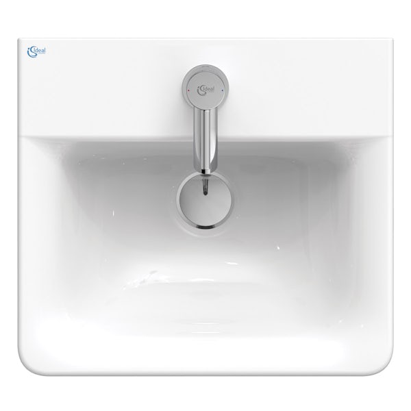 Ideal Standard Concept Cube 1 tap hole wall hung basin 400mm