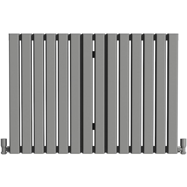 The Heating Co. Hamilton textured grey aluminium radiator