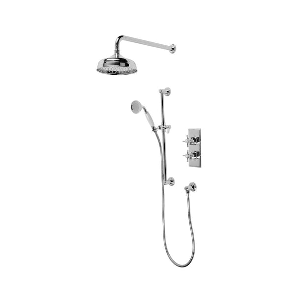 The Bath Co. Aylesford Modern concealed dual function diverter shower system