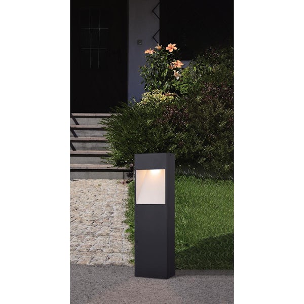 Eglo Manfria outdoor pedestal light IP44 in anthracite