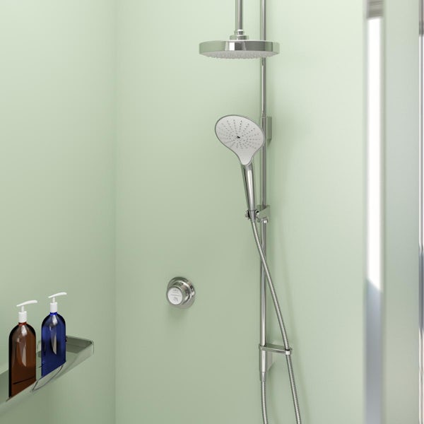 Mira Mode dual ceiling fed digital shower standard