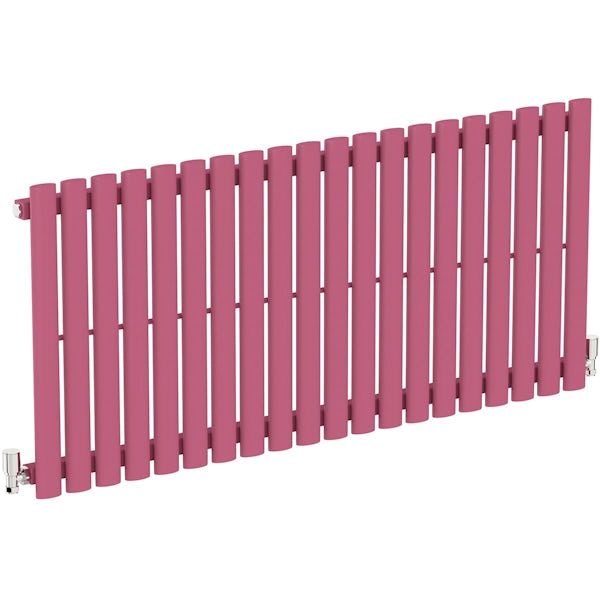 The Tap Factory Vibrance mulberry vertical panel radiator