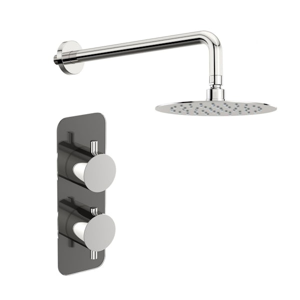 Mode Heath thermostatic shower valve with wall shower set