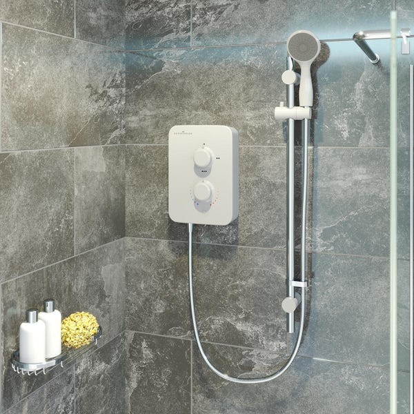 Gainsborough Slim Mono electric shower white