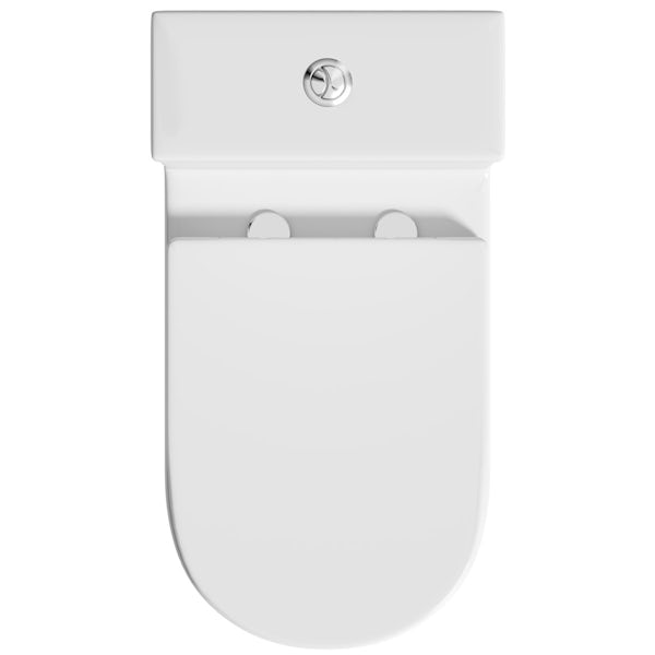 Mode Orion rimless close coupled toilet with soft close seat