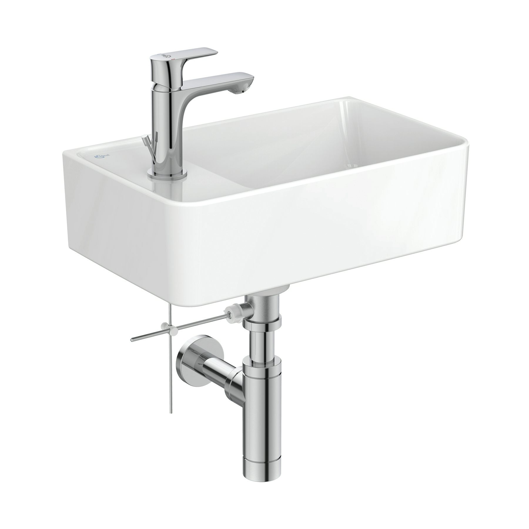 Ideal Standard Strada II 1 tap hole left hand wall hung basin 450mm ...