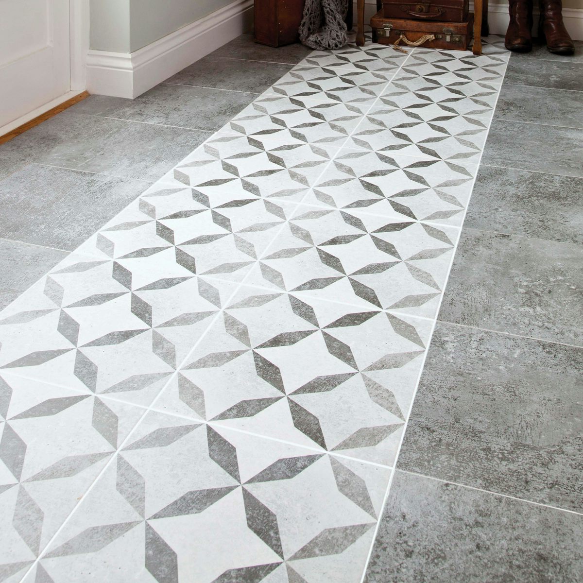 British Ceramic Tile Soft Geometric Hd, Geometric Pattern Floor Tiles