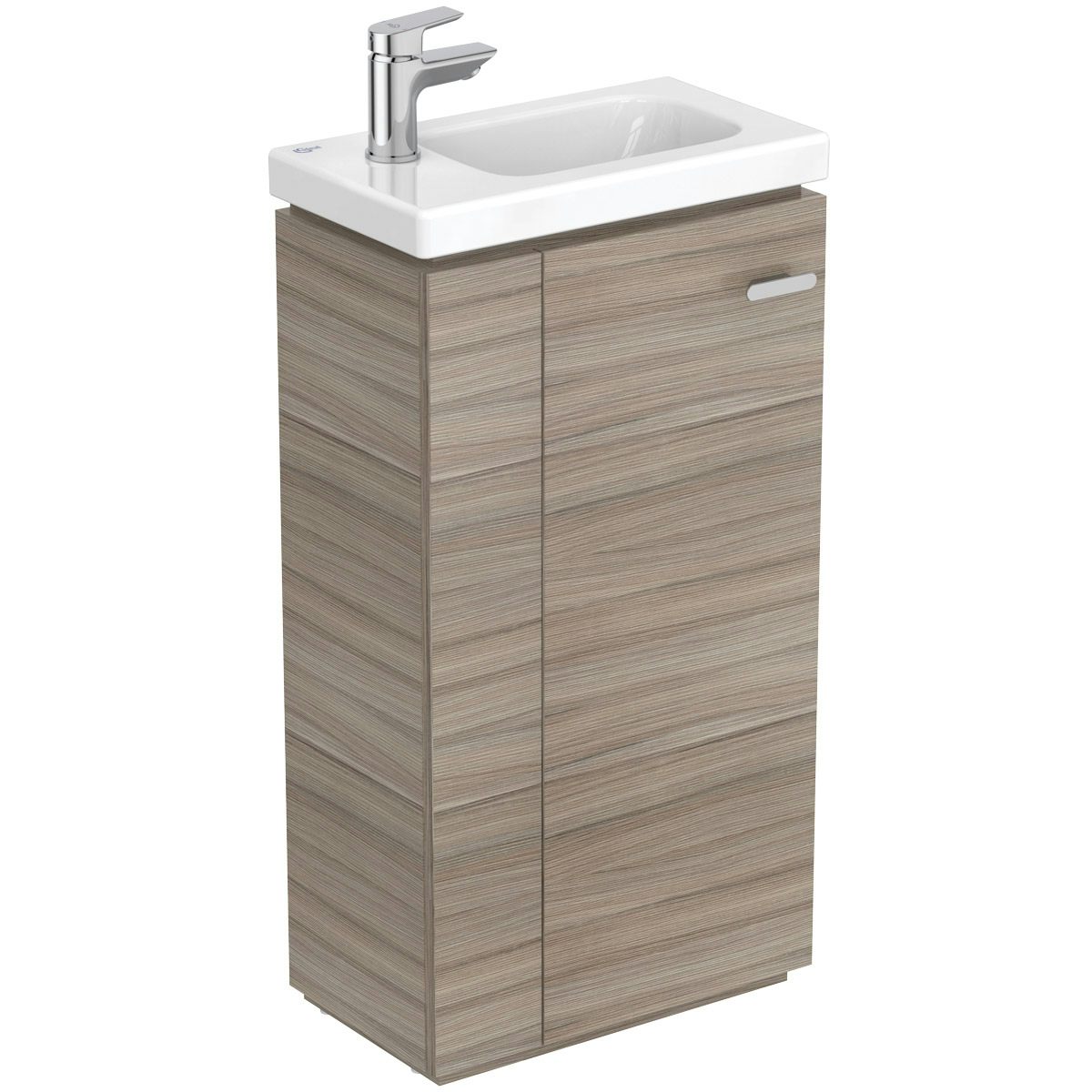 Ideal Standard Concept Space elm floor standing vanity unit and left handed basin 450mm