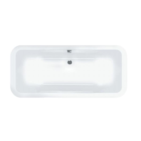 Carron Halcyon square 5mm freestanding bath 1750 x 800 with filler