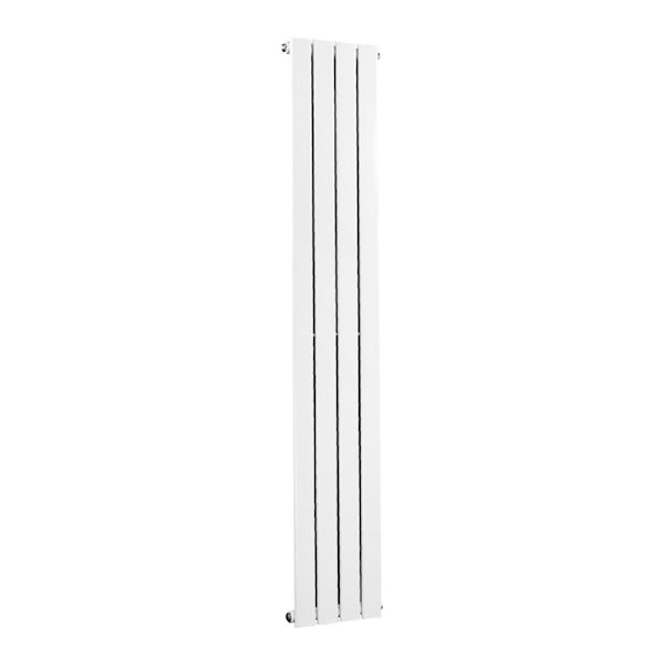 The Heating Co. Athena white double vertical flat panel radiator