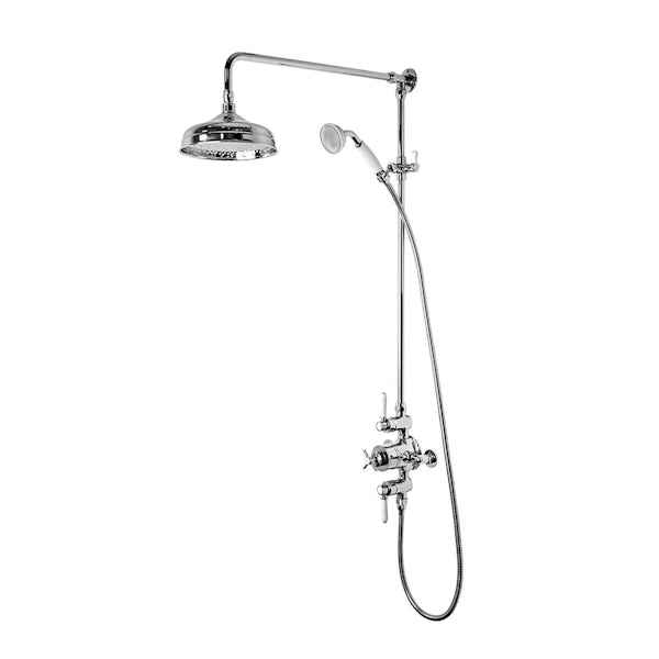 The Bath Co. Aylesford Modern exposed dual function shower system