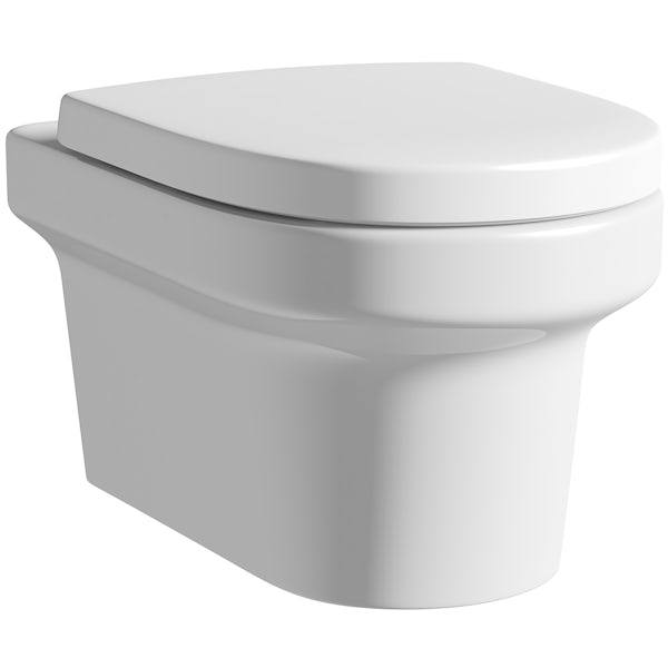 Mode Burton wall hung toilet with soft close seat