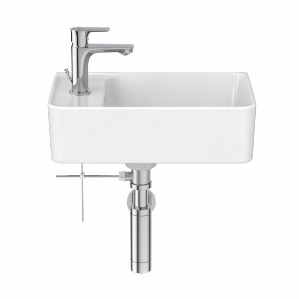 Ideal Standard Strada II left hand 1 tap hole wall hung basin 450mm