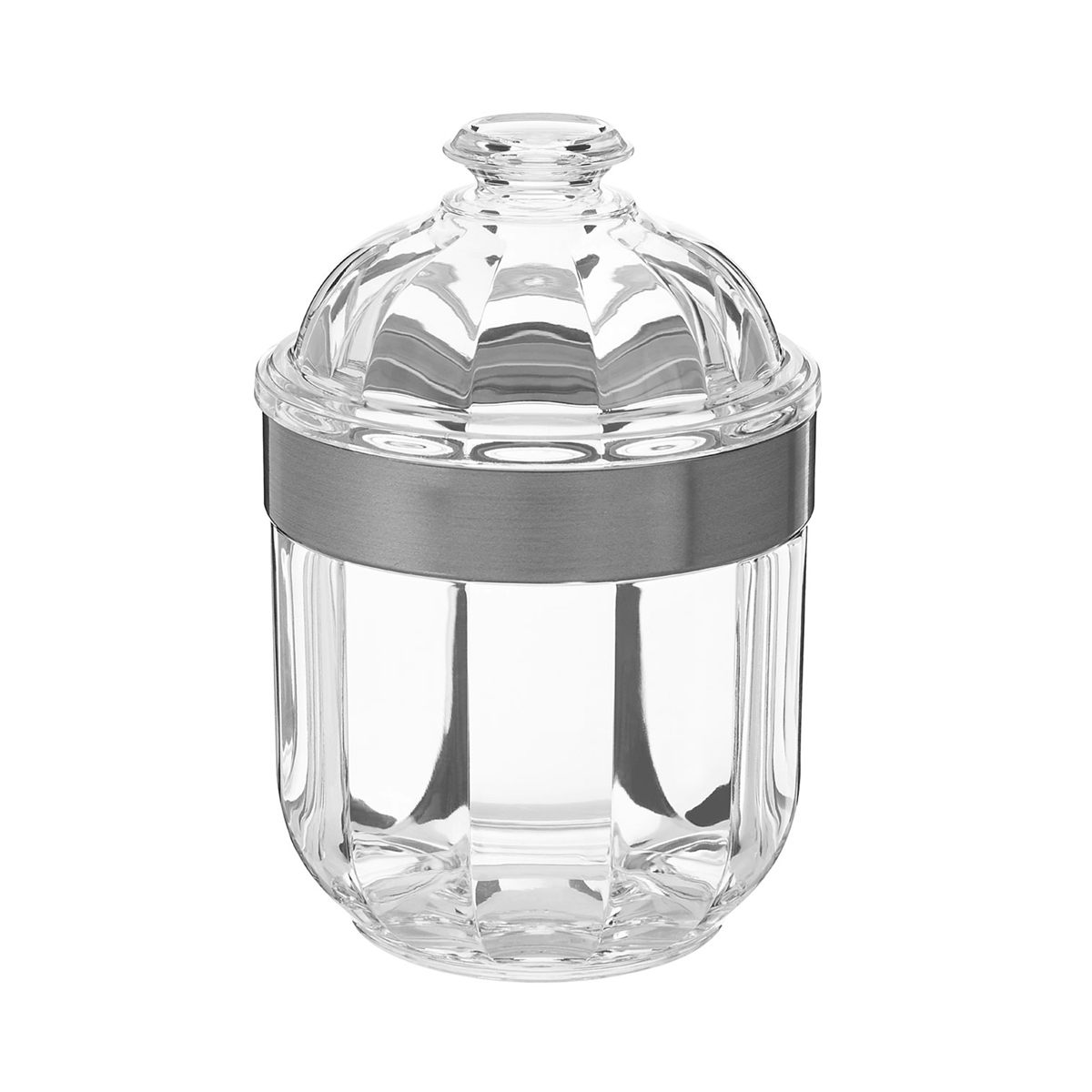 Accents Silver small acrylic storage jar