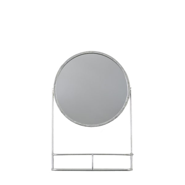 Accents Emerson mirror in silver 630 x 420mm