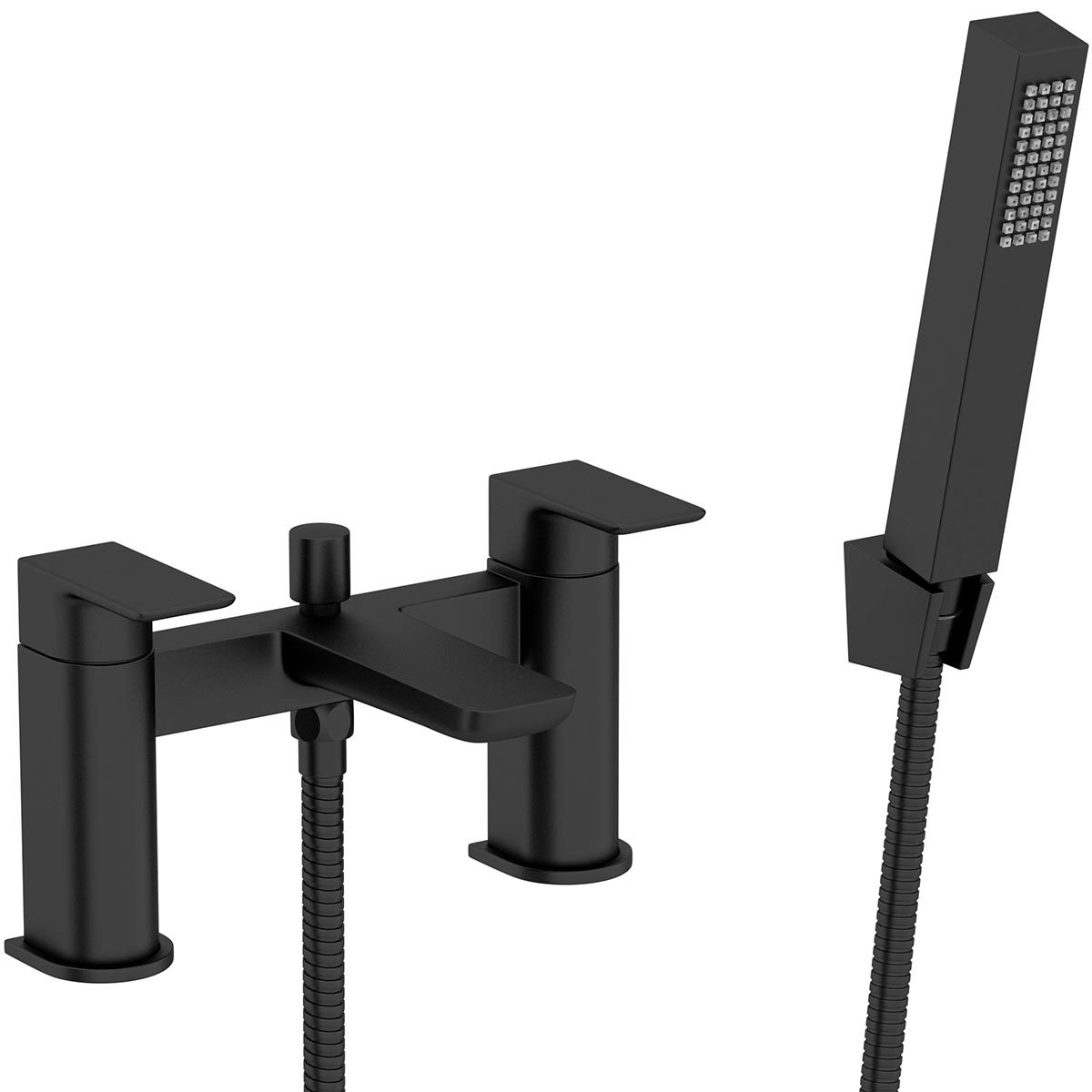 Mode Foster Ii Black Bath Shower Mixer Tap 