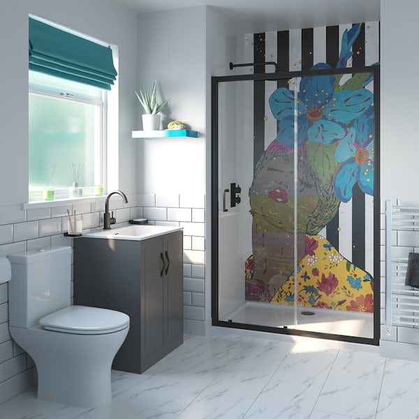 Louise Dear And I Think Of You shower door suite 1200mm
