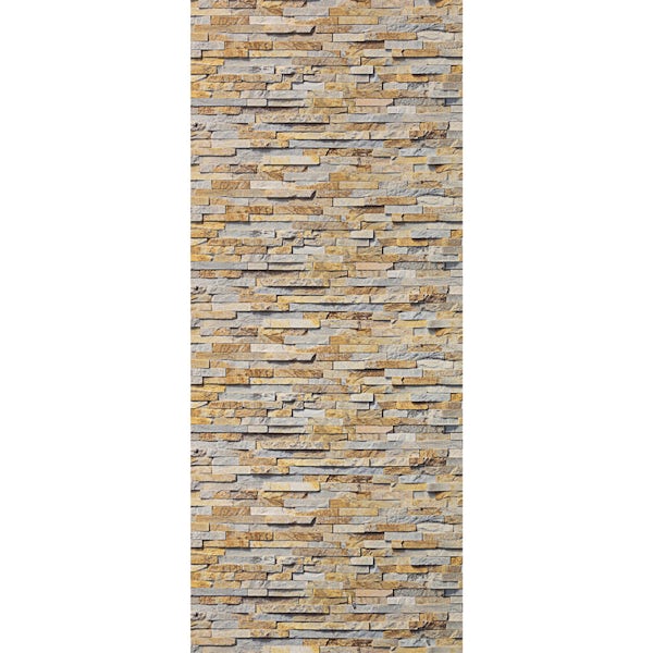 Multipanel Economy Rustic Brick shower wall single panel 1000mm