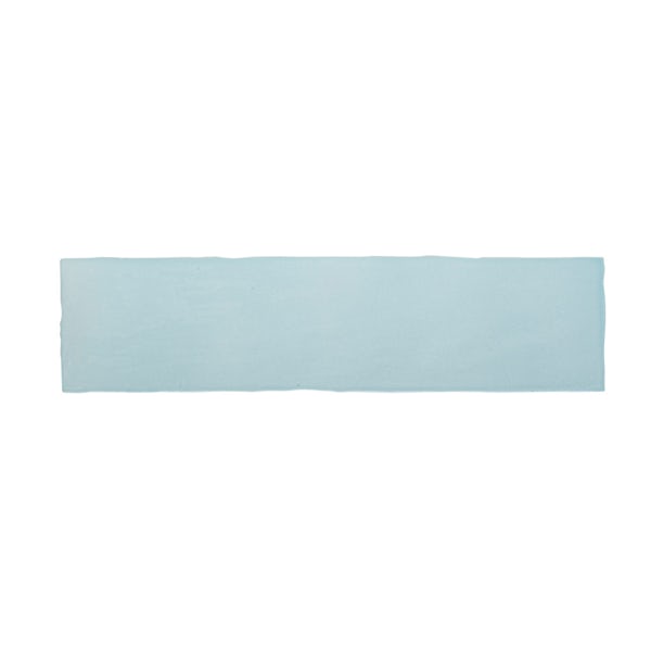 Laura Ashley Artisan duck egg blue wall tile 75mm x 300mm