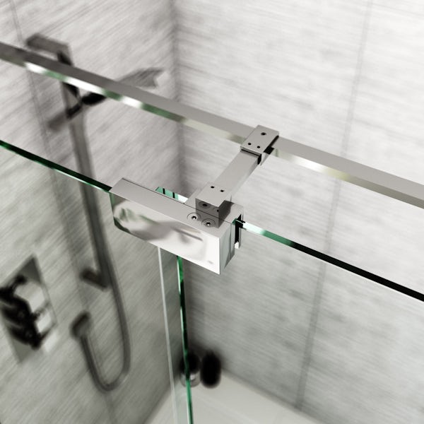 Mode Levien 8mm easy clean left handed sliding shower door