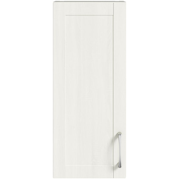 The Bath Co. Newbury white wall cabinet 300mm