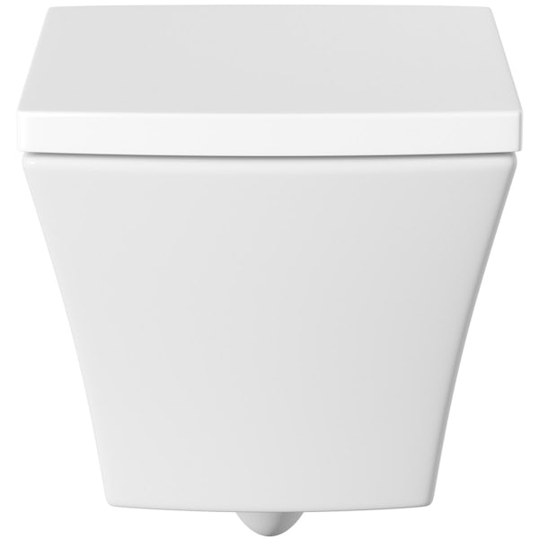 Mode Austin wall hung toilet with soft close seat