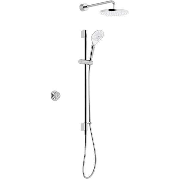 Mira Mode dual rear fed digital shower low pressure and pumped