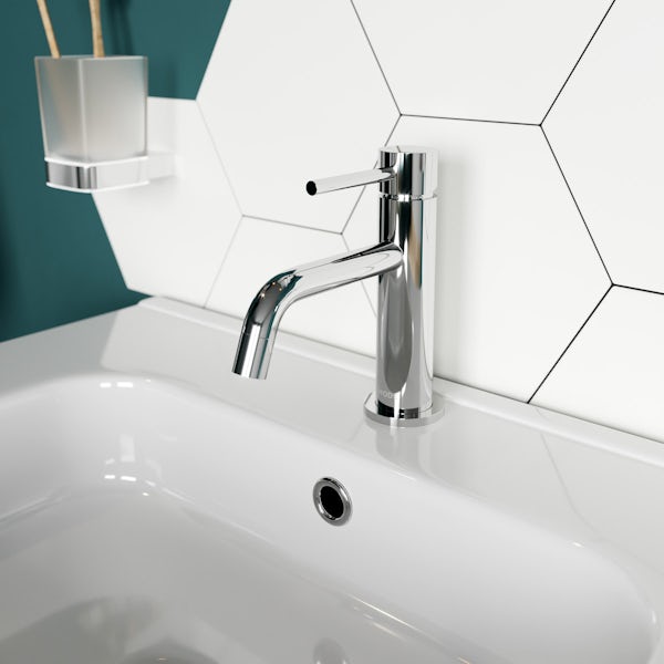 Mode Spencer basin and freestanding bath tap pack