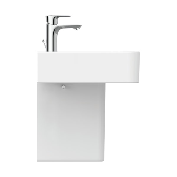 Ideal Standard Strada II 1 tap hole semi pedestal basin 600mm