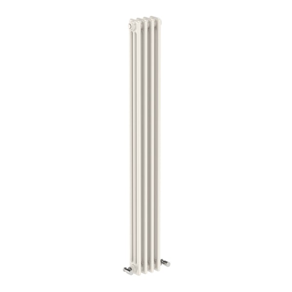 Vertical white triple column radiator 1500 x 155