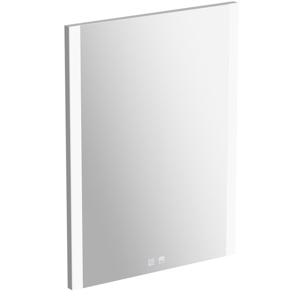 Mode Starck LED illuminated mirror 800 x 600mm with demister & bluetooth speakers