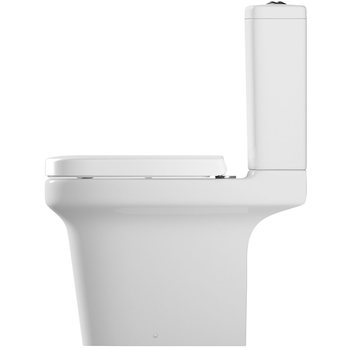 Parva Close Coupled Toilet & Soft Close Seat - Short Projection 615mm