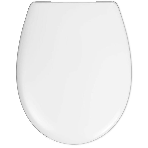 Clarity universal thermoplast toilet seat with soft close and lift off