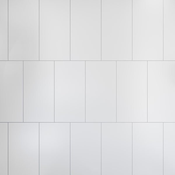 Solar white glazed porcelain wall and floor tile 300 x 600mm