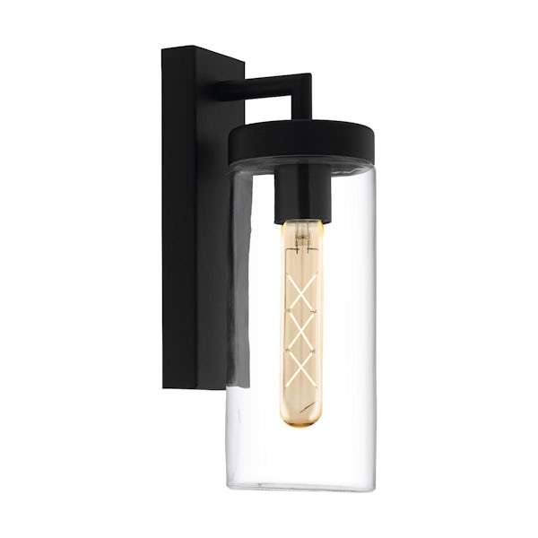 Eglo Bovolone outdoor wall light IP44 in black
