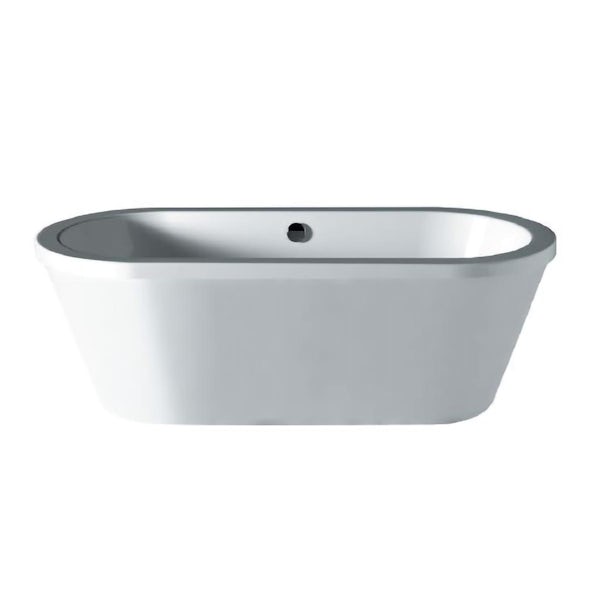 Carron Halcyon round 5mm freestanding bath 1750 x 800 with filler