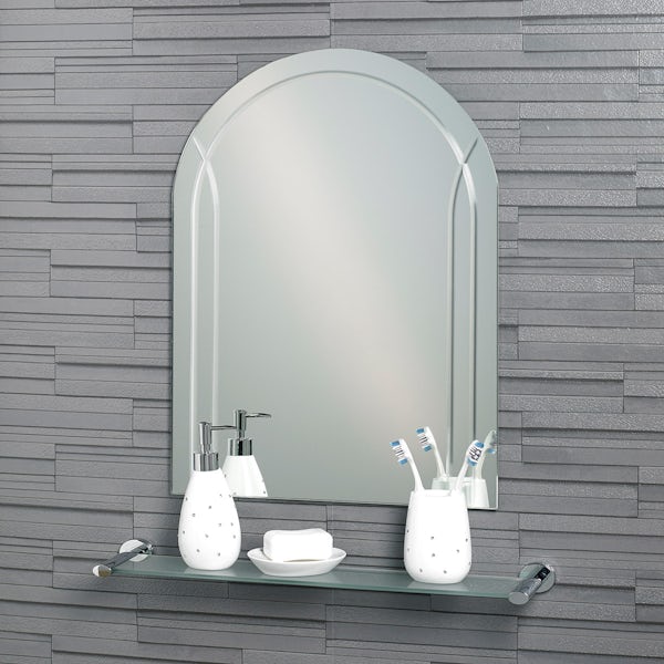 Showerdrape Soho arch mirror