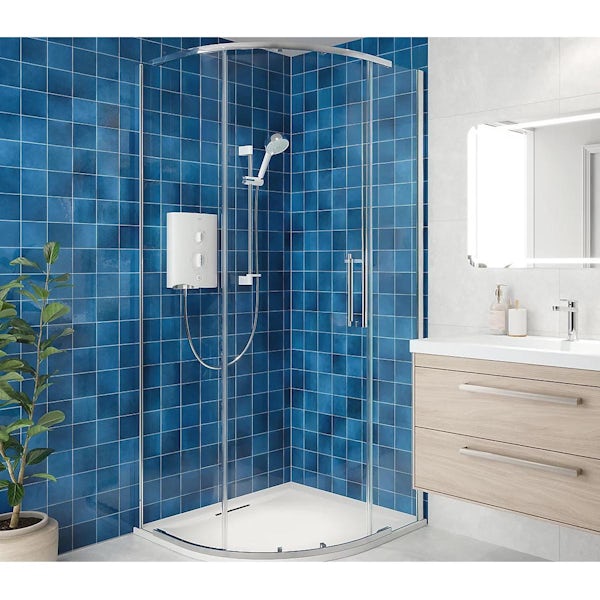 Mira Sport Multi-fit single outlet electric shower 9.0kW