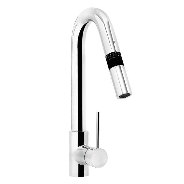 Bristan Gallery Smart Measure single lever kitchen mixer tap