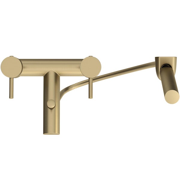 Orchard Eden brushed brass bath shower mixer tap