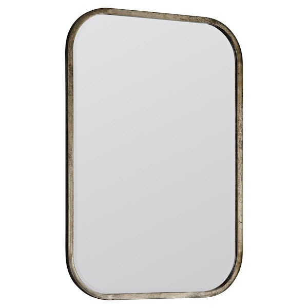Accents Logan curved champagne mirror 955 x 655mm