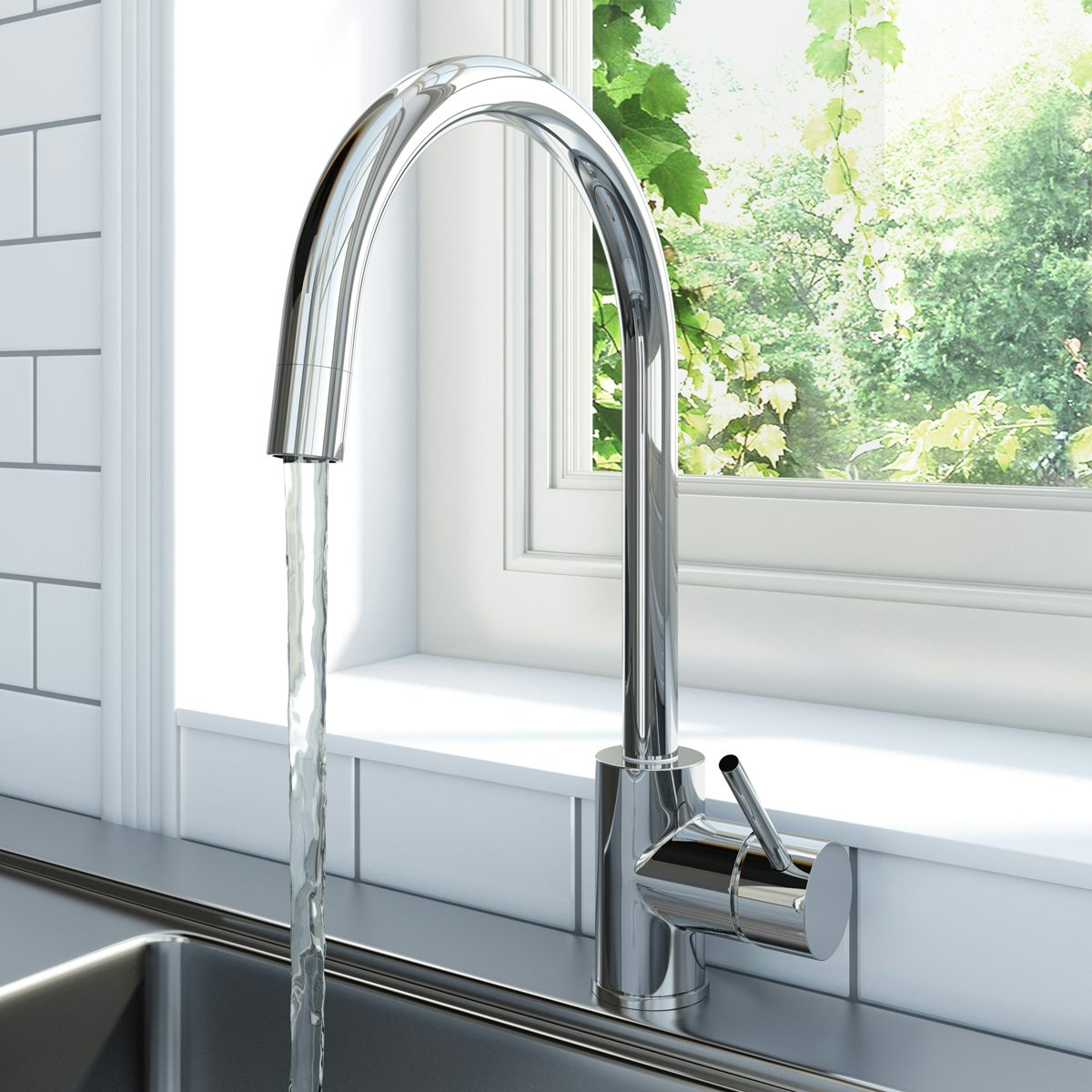 Schon Eigg kitchen mixer tap | VictoriaPlum.com