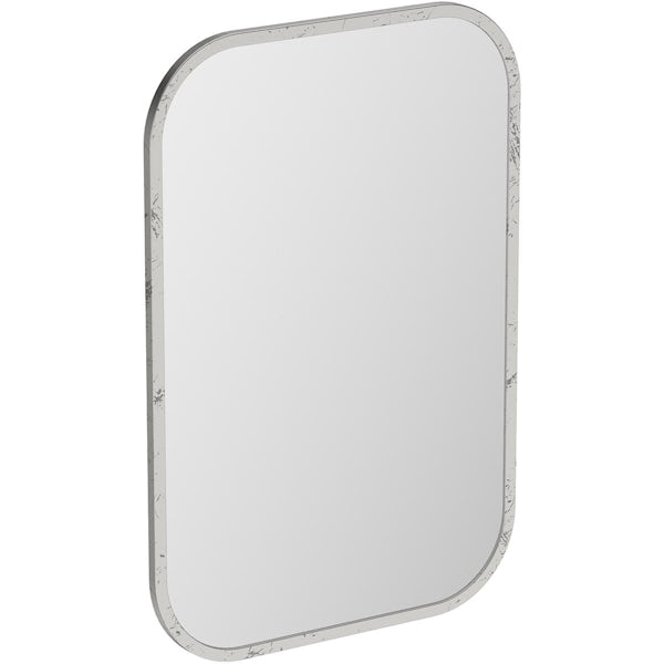 Accents Logan curved champagne mirror 955 x 655mm